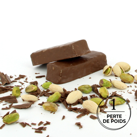 Barre pistache faible en sucres