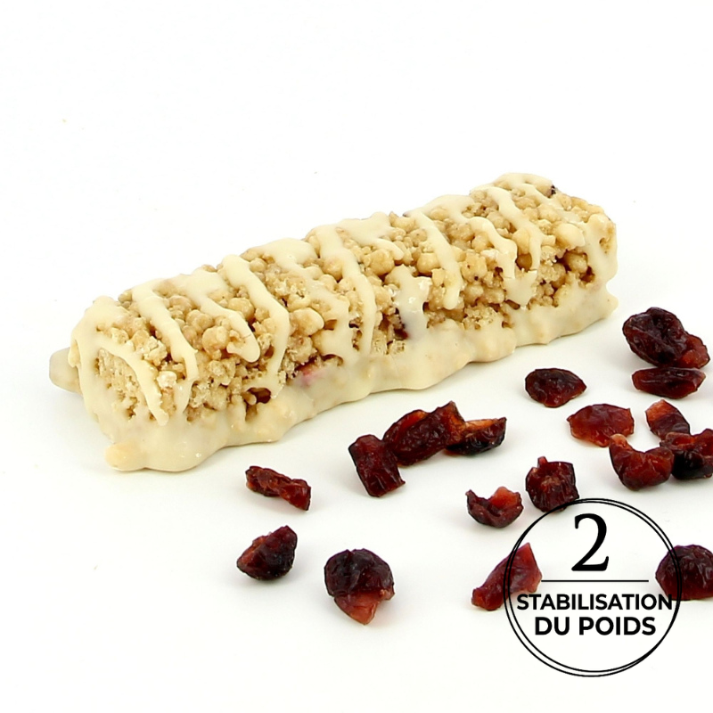 Barre cranberry grenade protéinée croustillante Barre cranberry grenade protéinée croustillante