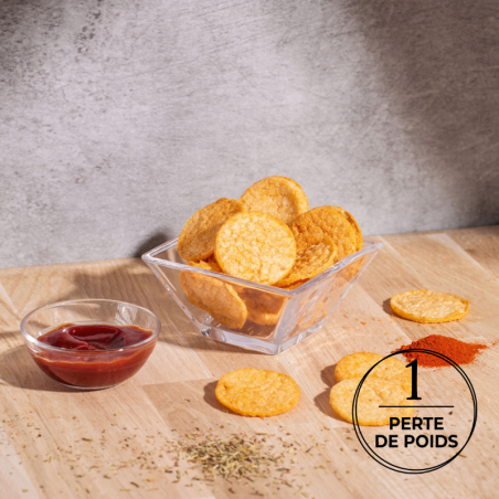 Chips protéinées barbecue