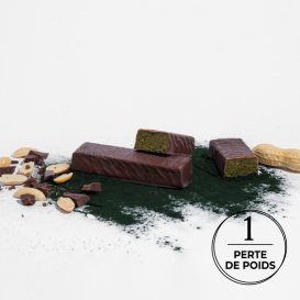 Barre spiruline et cacahuètes