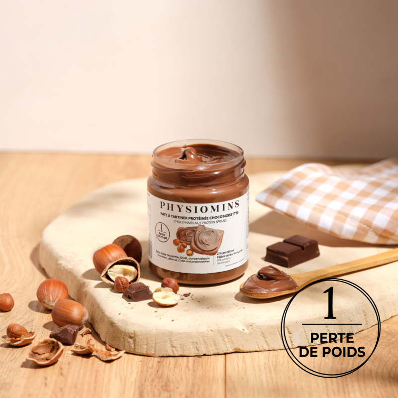 Pâte à tartiner protéinée choco'noisettes Pâte à tartiner protéinée choco'noisettes