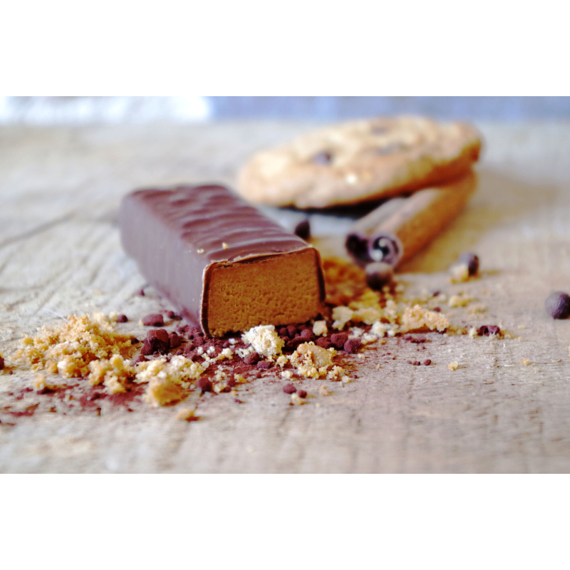 Barre spéculoos et chocolat