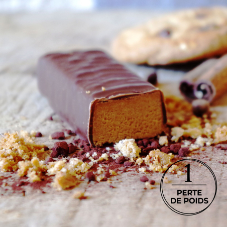 Barre spéculoos et chocolat