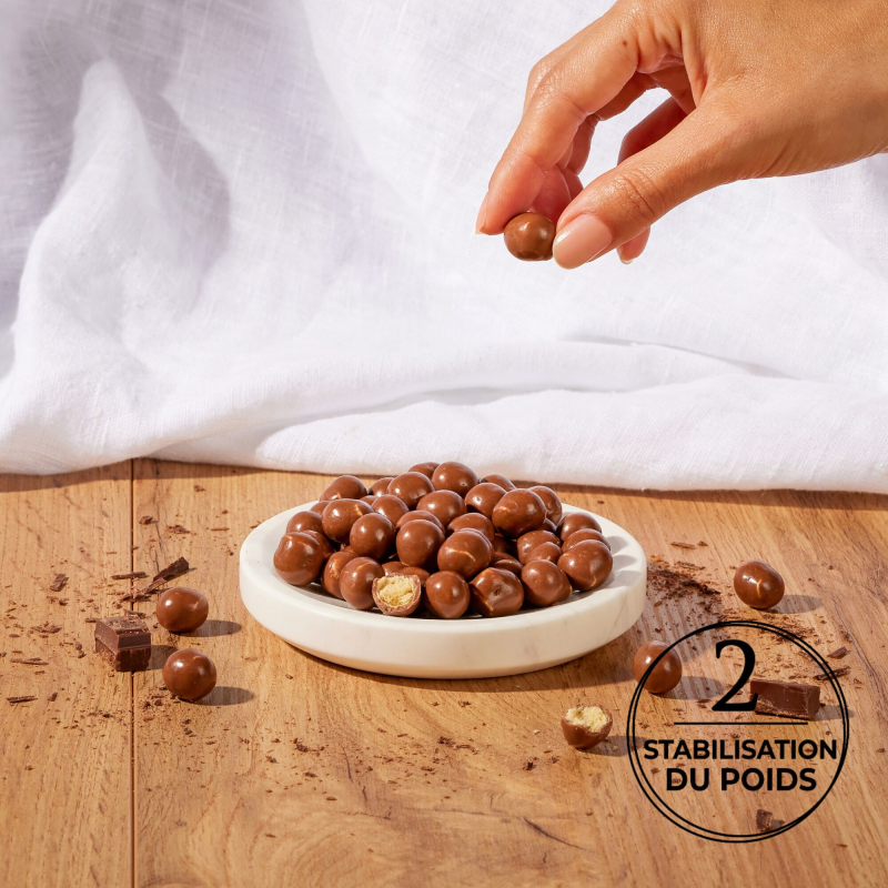 Boules protéinées chocolat au lait 