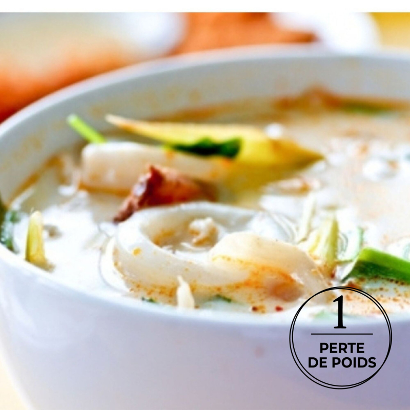 Soupe thaï protéinée