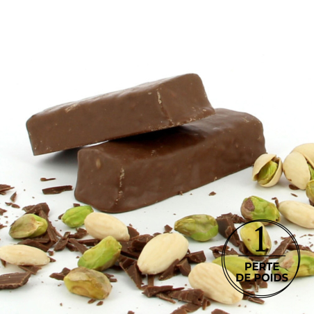 Barre pistache faible en sucres