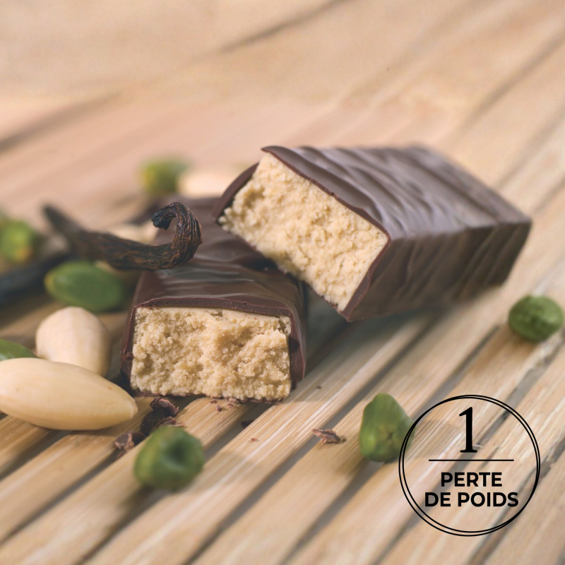 Barre nougat et chocolat