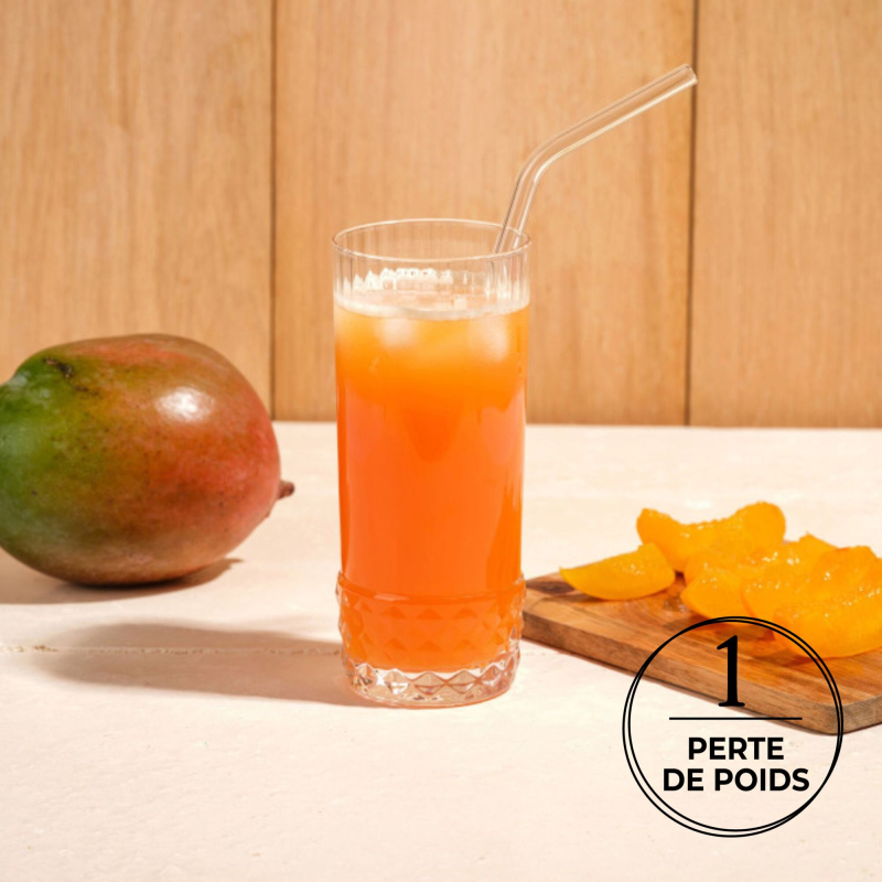 Boisson protéinée pêche mangue