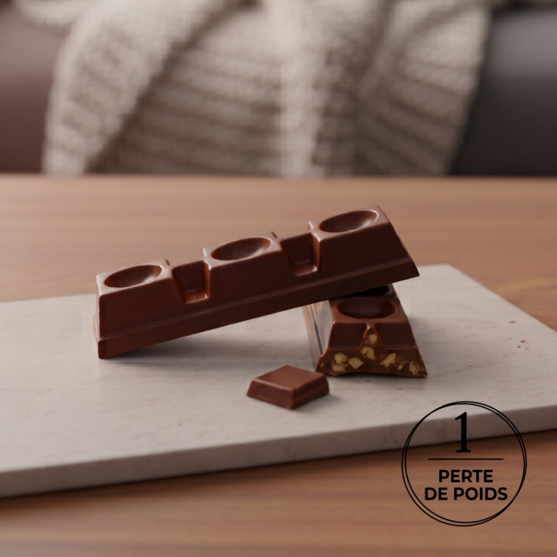 Barre crunch chocolat au lait