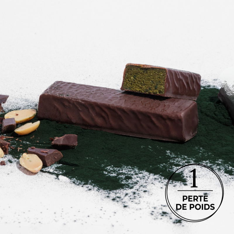 Barre spiruline et cacahuètes