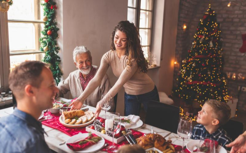 Repas de famille pour Noël